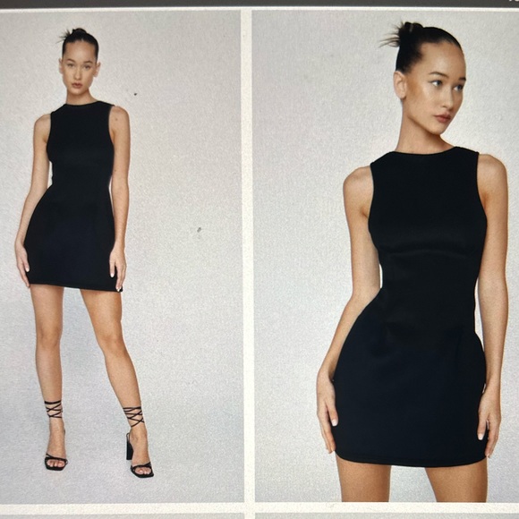 NWOT Structured Mini Dress - Picture 2 of 3